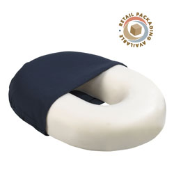 Invalid Ring with Navy Cloth Cover, 16"