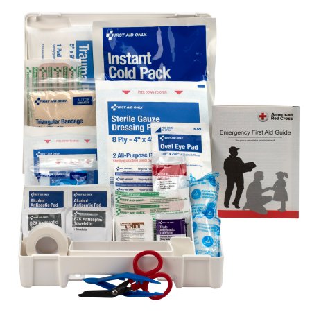 First Aid Kit, 10 Person, Waterproof Case
