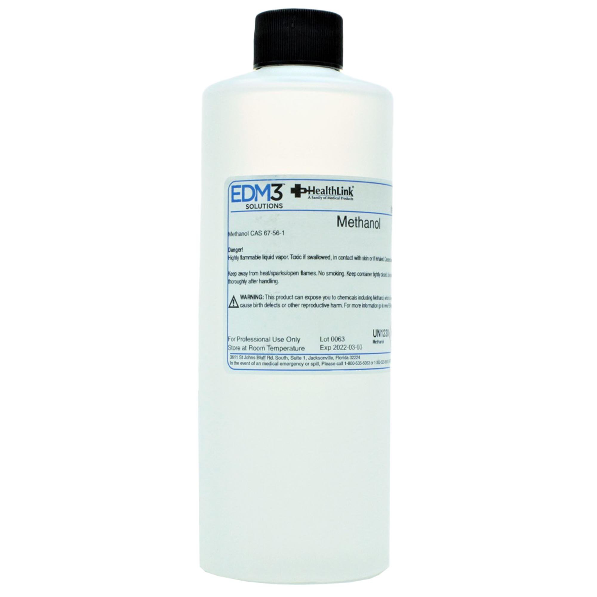 Chemistry Reagent Methanol 100%, 16 oz