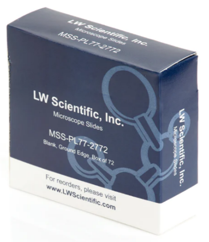 Microscope Slides, Ground Edge