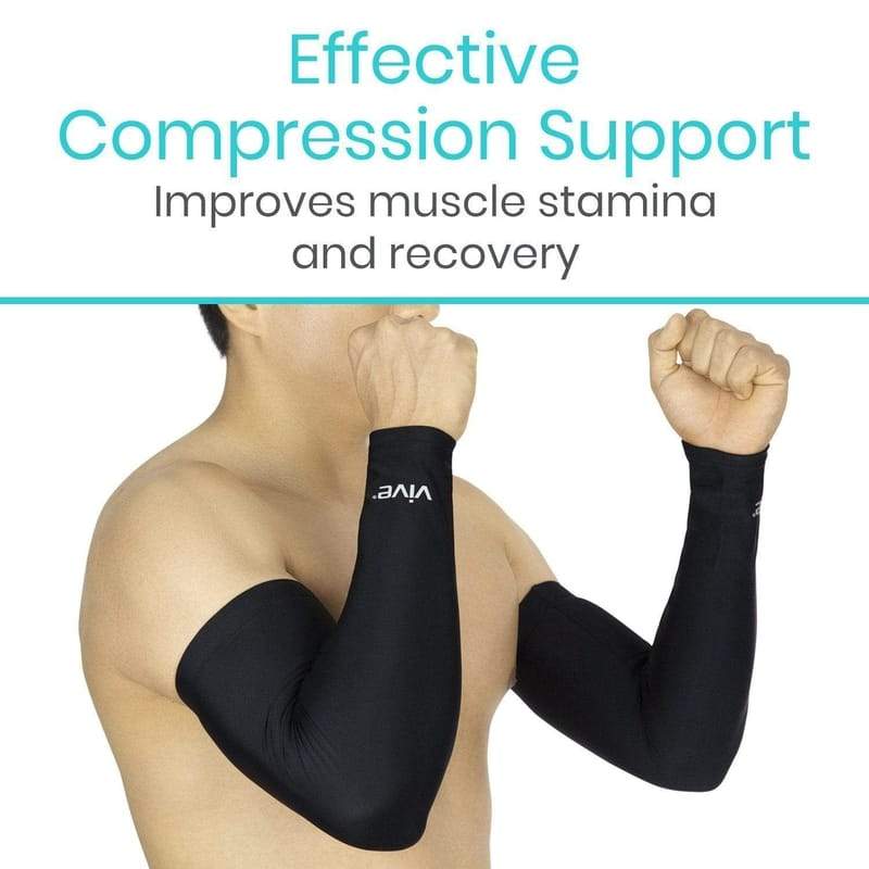 Compression Arm Sleeves - Lymphedema Relief & Running