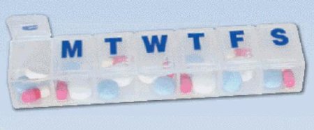 Pill Organizer, Medium, 7 Day, 1 Dose