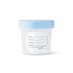 General Use Specimen Container with Sterile Fluid Pathway, 4 oz. - Clearance