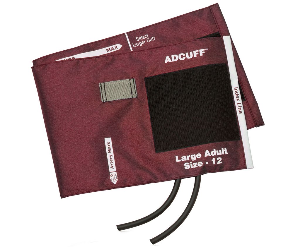 Adcuff Cuff & Bladder, 2 Tube, Large Adult