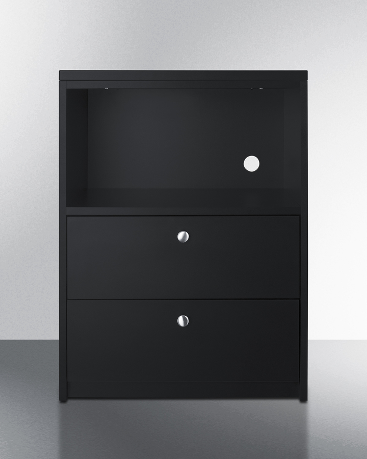 ADA Height 2 Drawer Microwave Cabinet