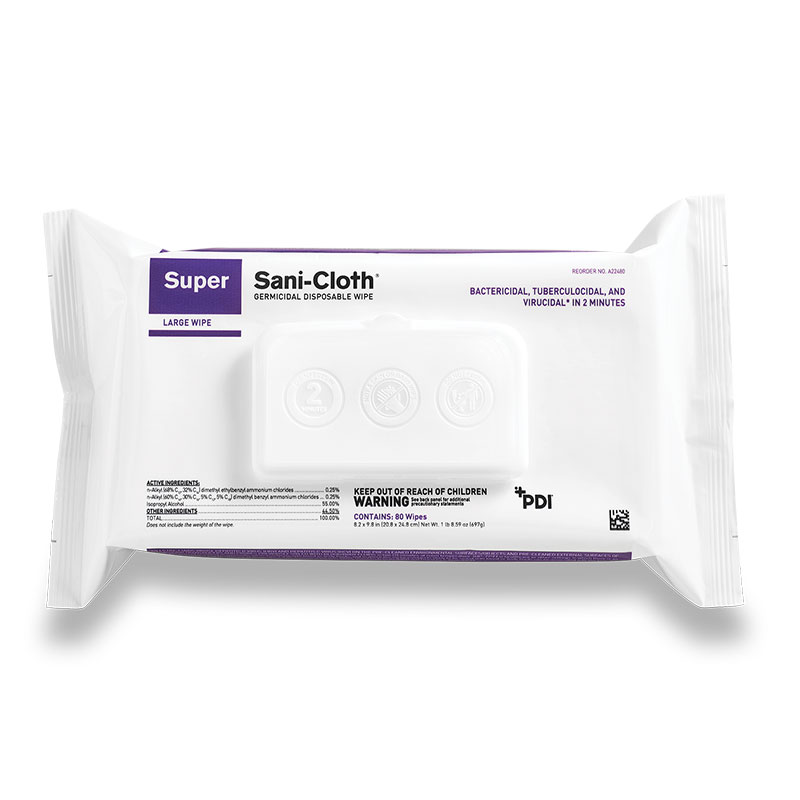 Super Sani-Cloth Germicidal Disposable Wipes