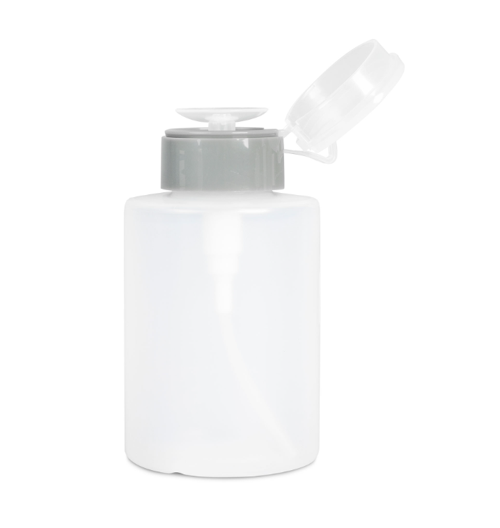 Tech-Med Alcohol Bottle, Clear, 9 oz, Un-Labeled