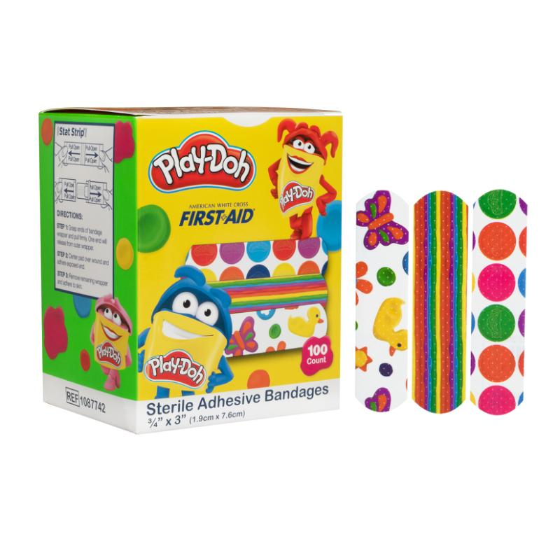 Hasbro Stat Strip Bandages, 0.75" x 3"