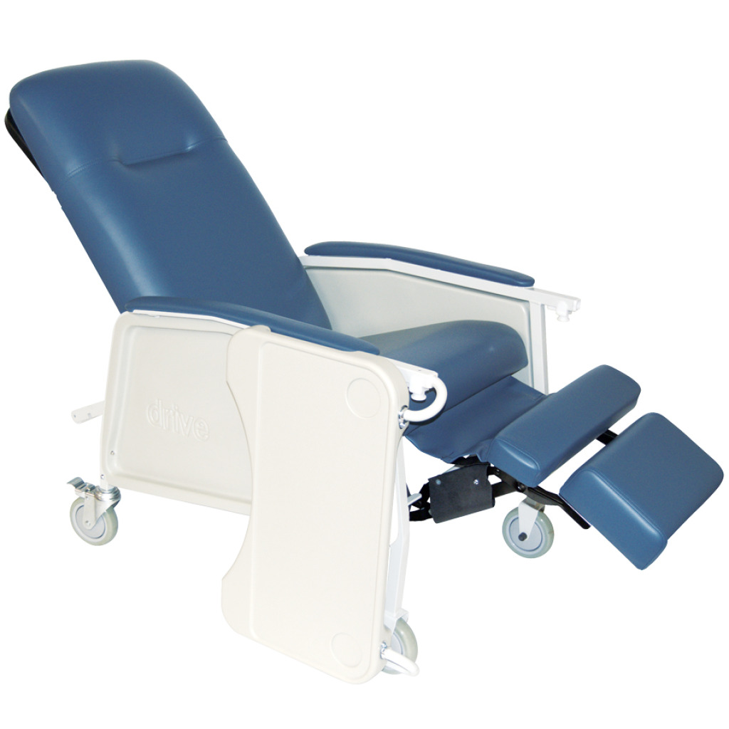 Drive Medical 3 Position Geri Chair Recliner, Blue Ridge D574-BR