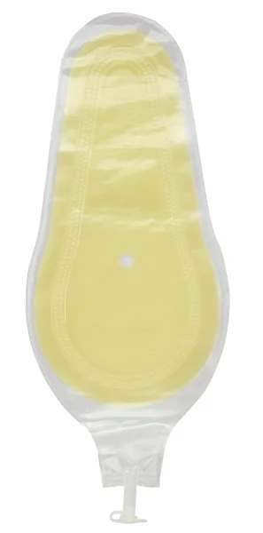 Eakin Fistula and Wound Pouch, Transparent, with Remote Drainage Attachment and Tap Closure