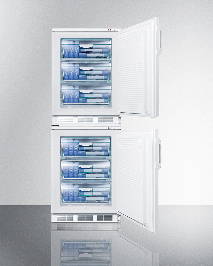 24" Wide Stacked All Freezers
