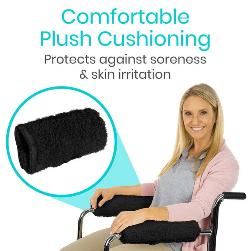 Sheepskin Wheelchair Armrest