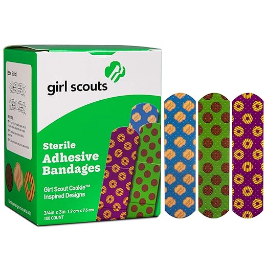 Girls Scouts Adhesive Bandages for Kids