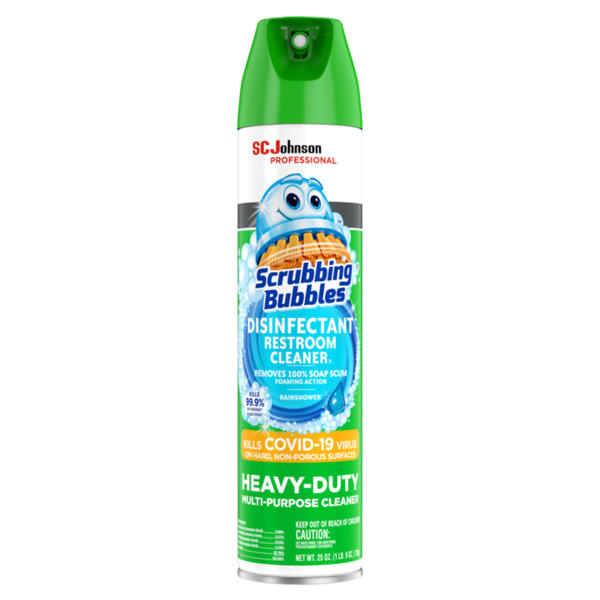 Scrubbing Bubbles Disinfectant Restroom Cleaner II, Aerosol Can, 25oz