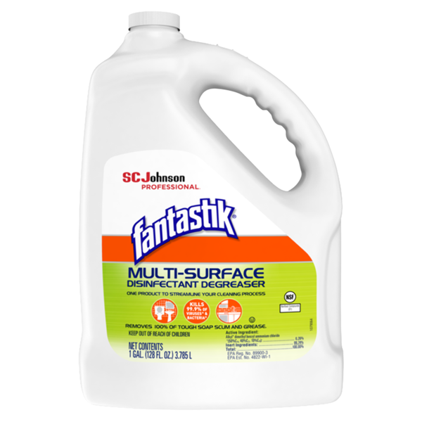 Fantastik AB All Purpose Cleaner, Pleasant Scent, Refill Bottle, 128oz