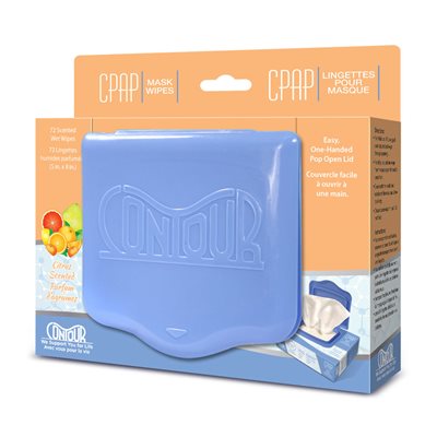 CPAP Wipes Resealable Package- Citrus Scent, 72 ct