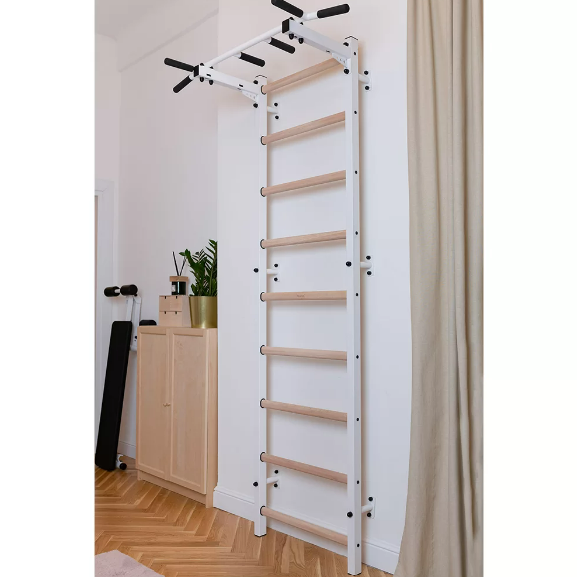 721 Wall Bars with Fixed Steel 6 Grip Pull Up Bar