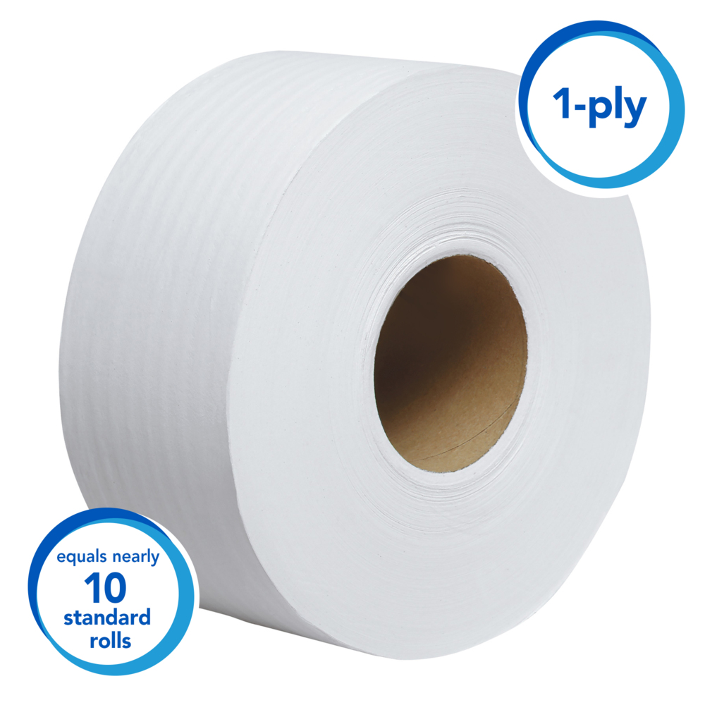 Scott Essential Jumbo Roll Toilet Paper, Standard