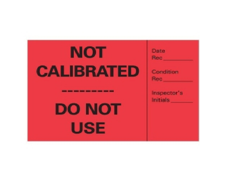 Pre Printed Advisory Label