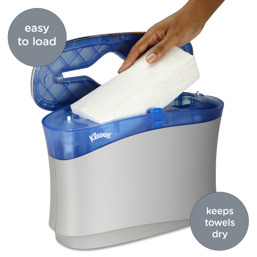 Kleenex Reveal, Multi Fold Hand Towels, 8" x 9.4", White