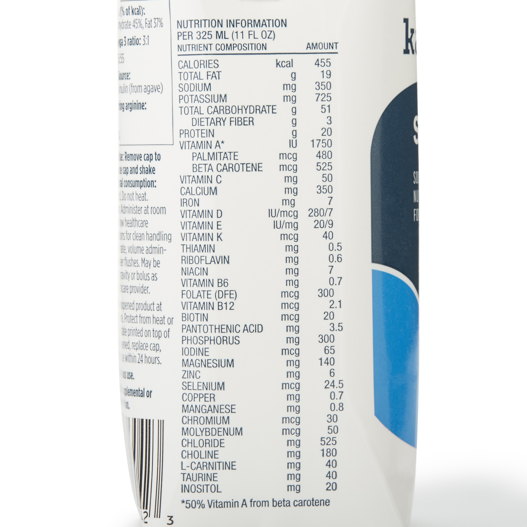 Kate Farms Oral Supplement 11 oz Vanilla Favor Liquid
