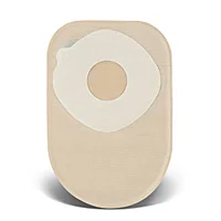 ActiveLife One Piece Closed End Pouch, Pre Cut Stomahesive Skin Barrier, 1 Sided Comfort Panel and Filter,  8", Opaque