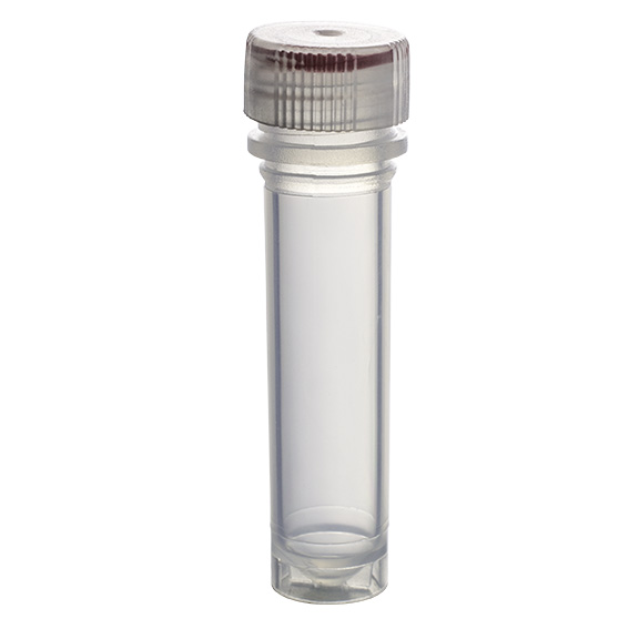 Microcentrifuge Tube with Washer Seal and Flat Top, Self Standing