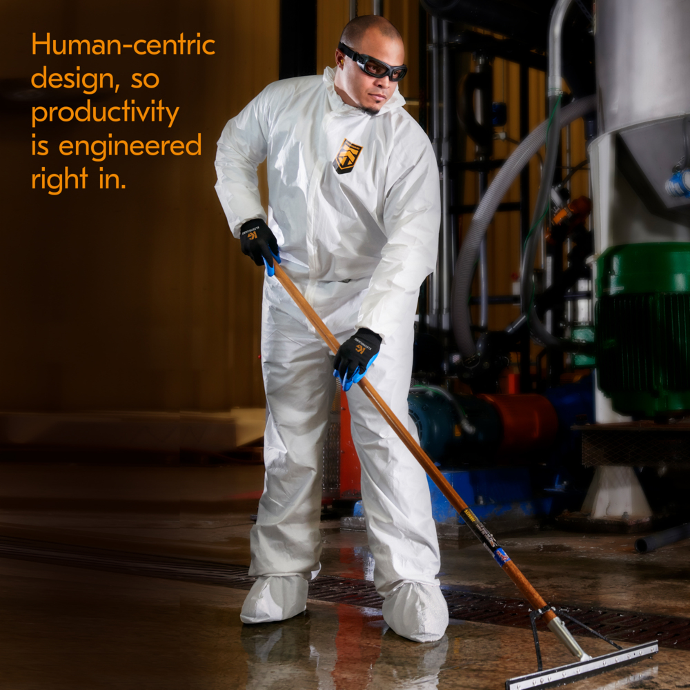 Coverall, Hooded & Booted, Zip Front