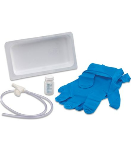 Argyle Graduated Suction Catheter Tray with Chimney Valve, Sterile Water