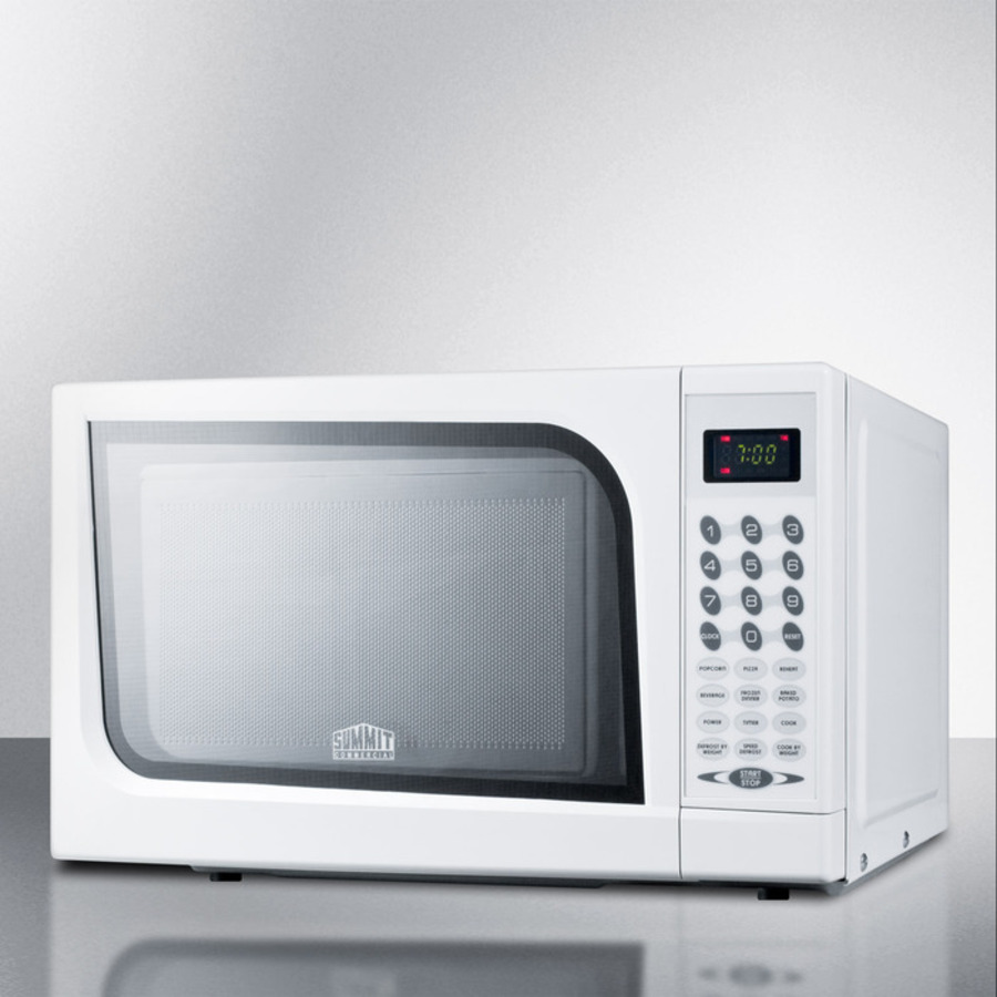Mid Sized Microwave Oven with Fully White Finish