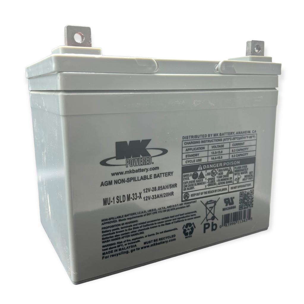 12V 33 AH Sealed AGM Battery