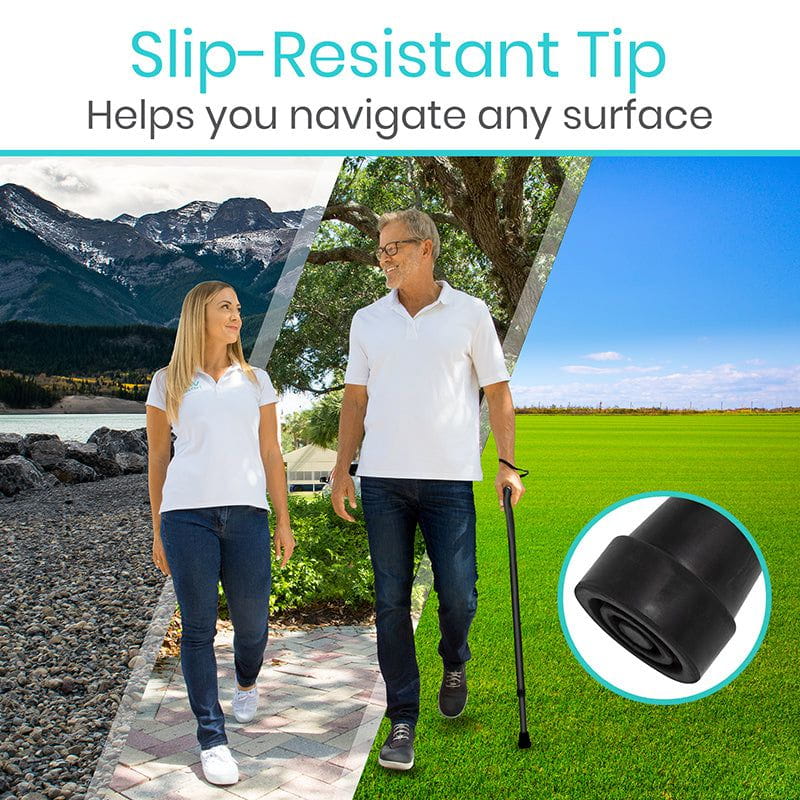 Walking Cane with Offset Handle