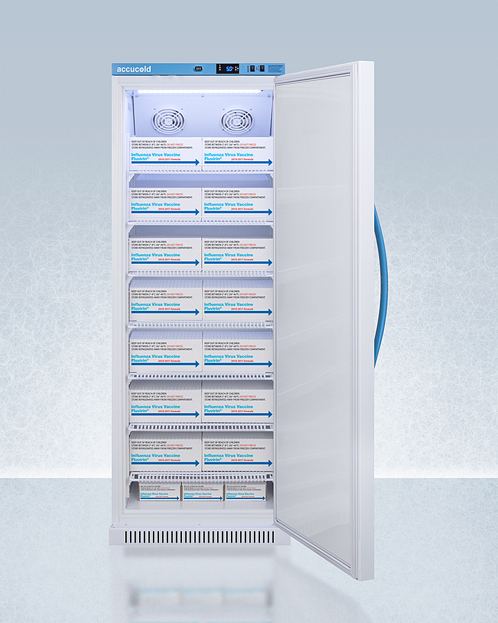 12 Cu Ft Upright Vaccine Refrigerator with Factory Installed DDL