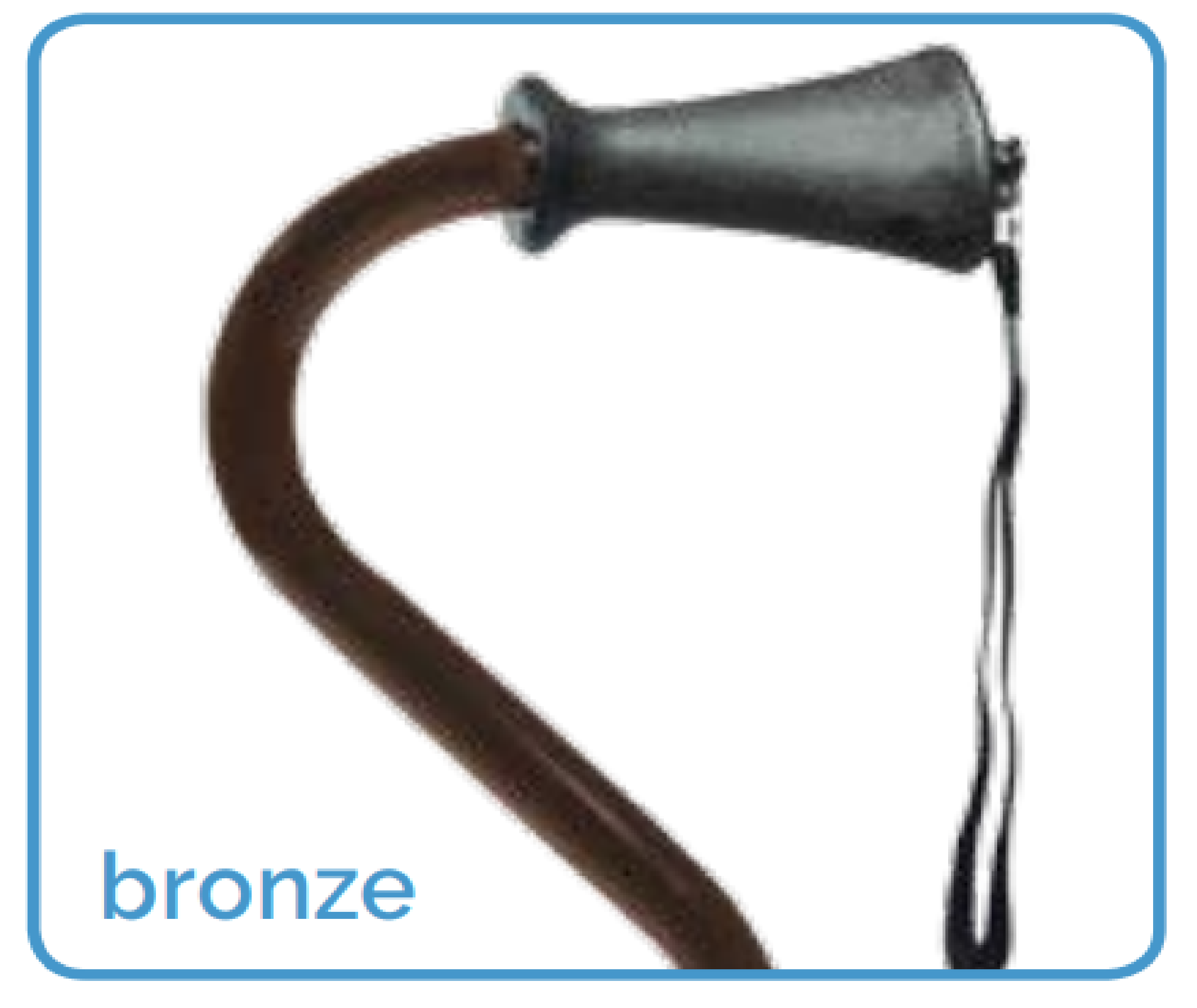 Lumex Silver Collection Low Profile Quad Cane, Bronze, Small Base
