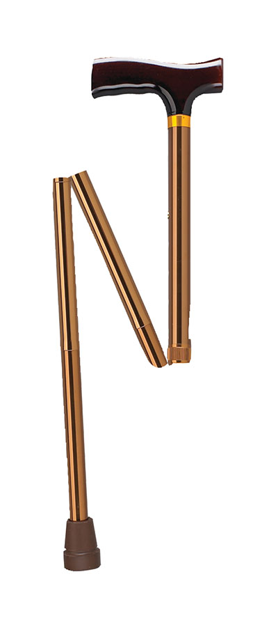 Lightweight Adjustable Folding Cane with T Handle
