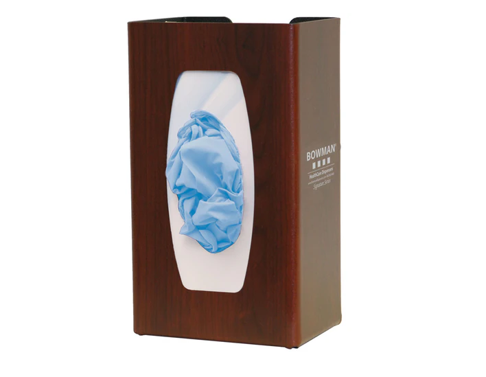 ABS Fauxwood Plastic Divided Glove Box Dispensers