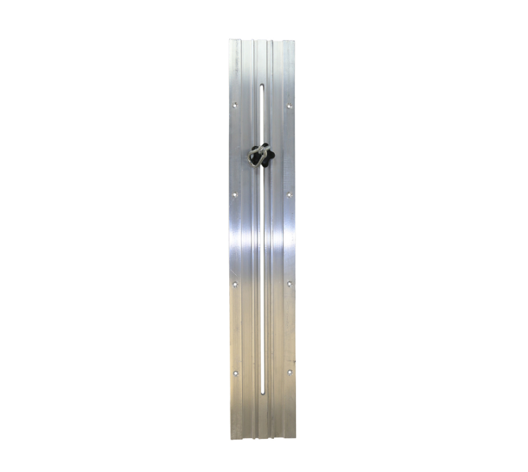 Vertical Section with Sliding Band / Tubing Anchor for WalSlide Exercise Station