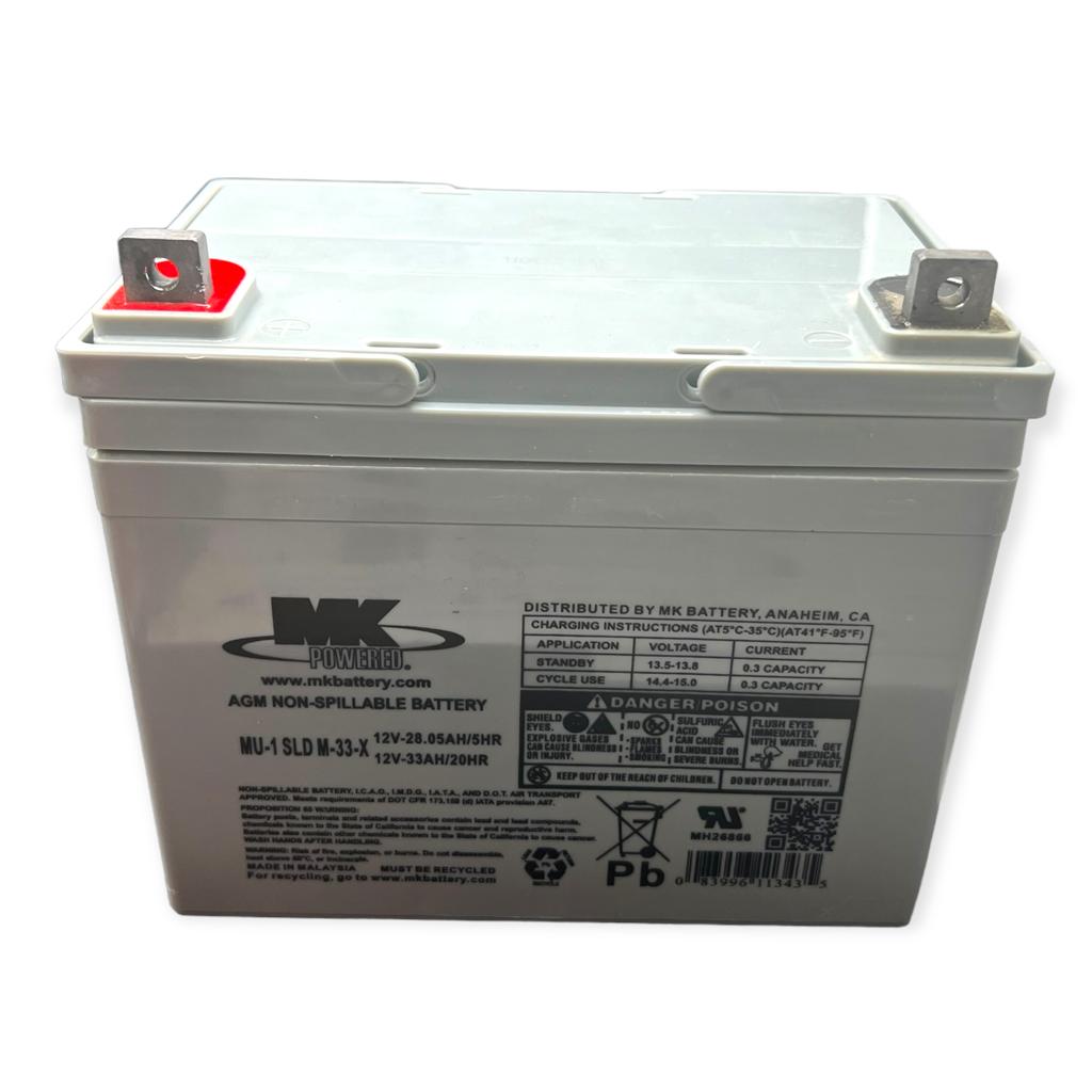 12V 33 AH Sealed AGM Battery