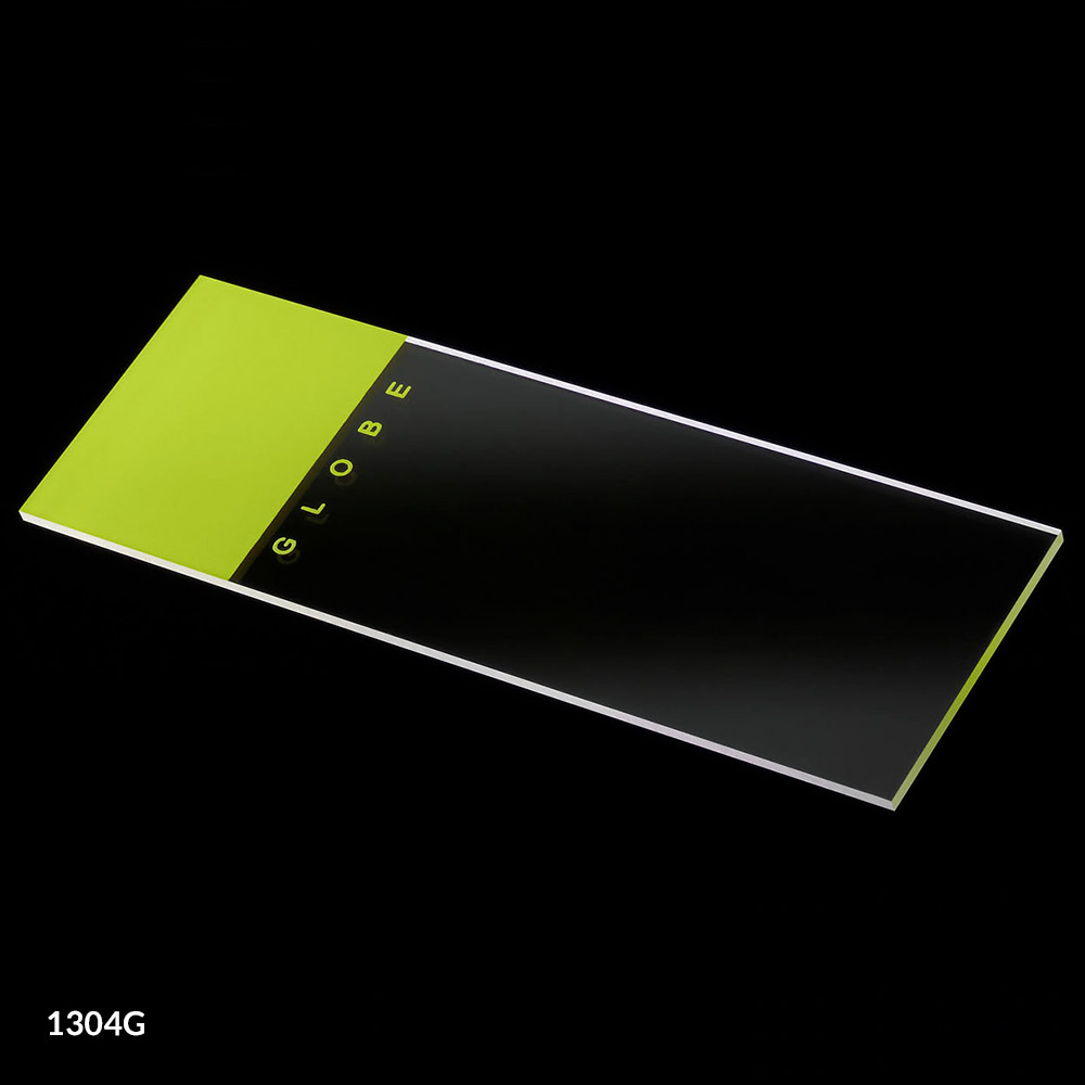 Color Coded Classic Microscope Slide with 90° Corners, Ground Edges, 25 x 75mm