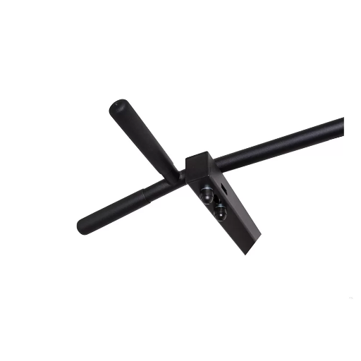 221+A204 Wall Bar with Fixed Steel 6 Grip Pull Up Bar and Gymnastic Accessories