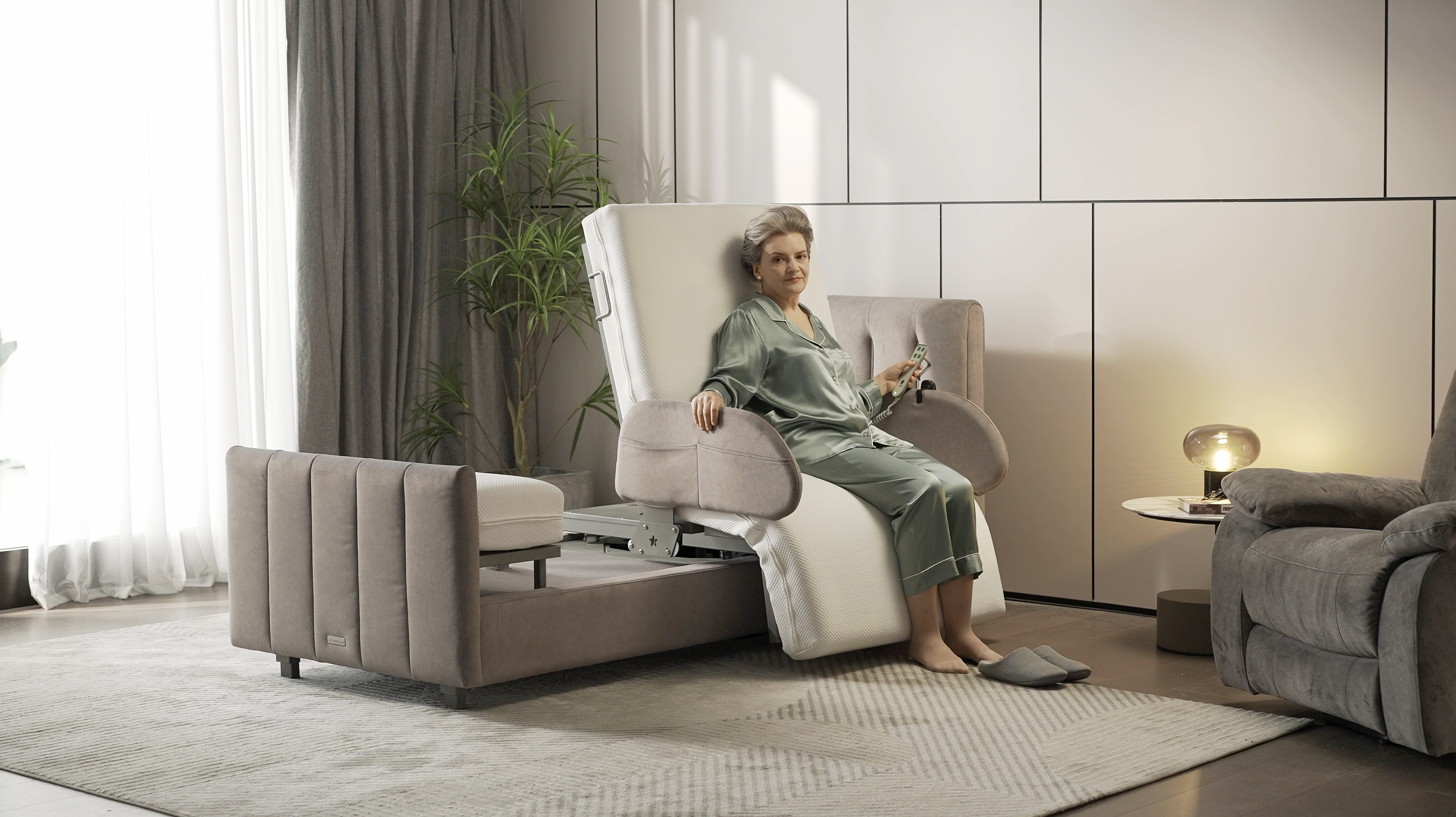 Orin Full Electric Rotating Adjustable Bed with Stand Assist
