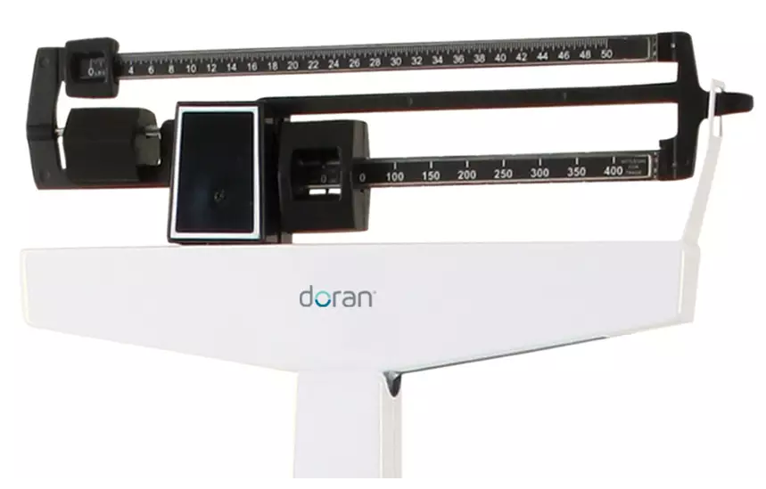 Mechanical Physician Scale with Telescoping Height Rod
