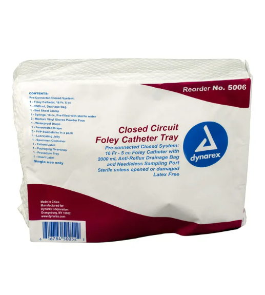 Closed Circuit / Closed System Foley Catheter Tray