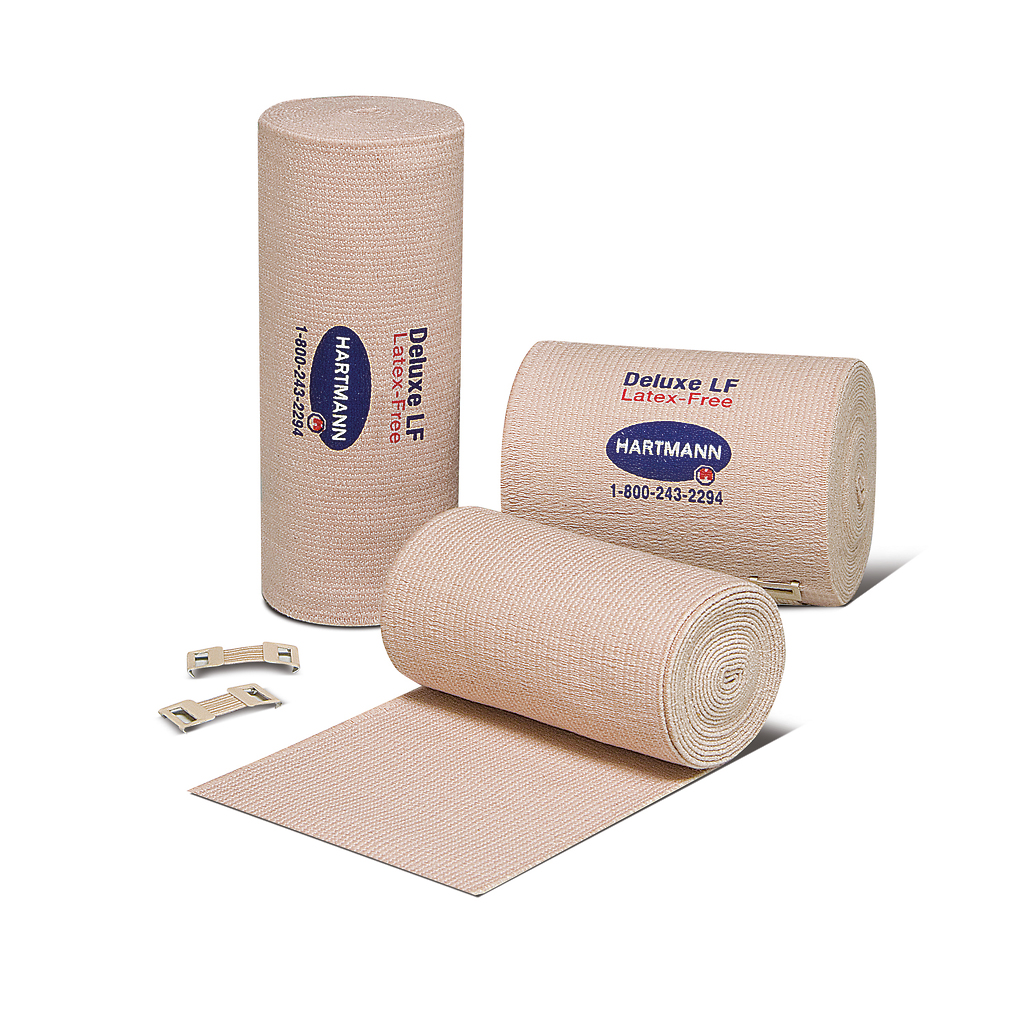 Deluxe Clip Elastic Bandages, Latex Free, Double Length