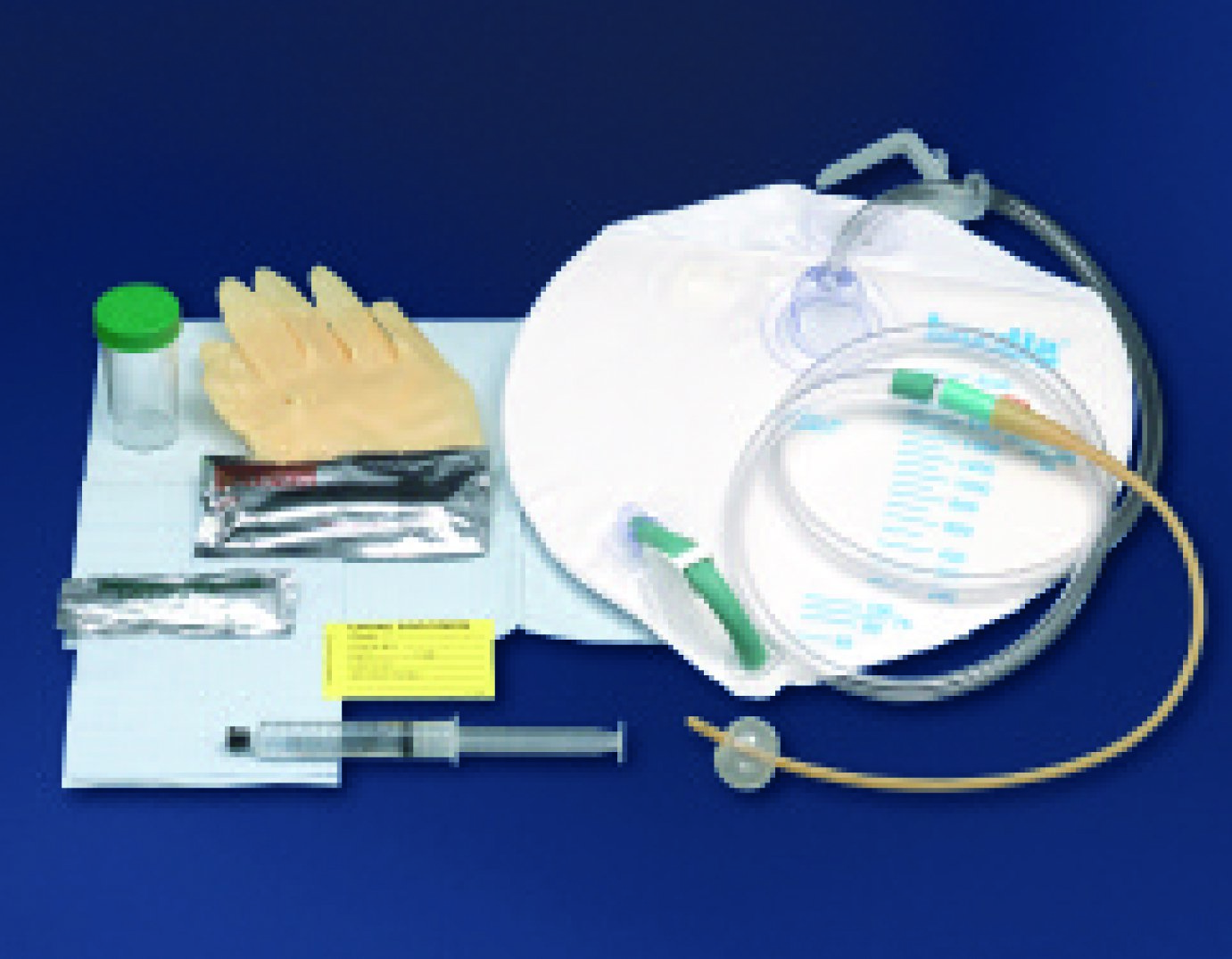 Bardia Indwelling Catheter Foley Tray, 5cc Balloon, Silicone Elastomer Coated Latex