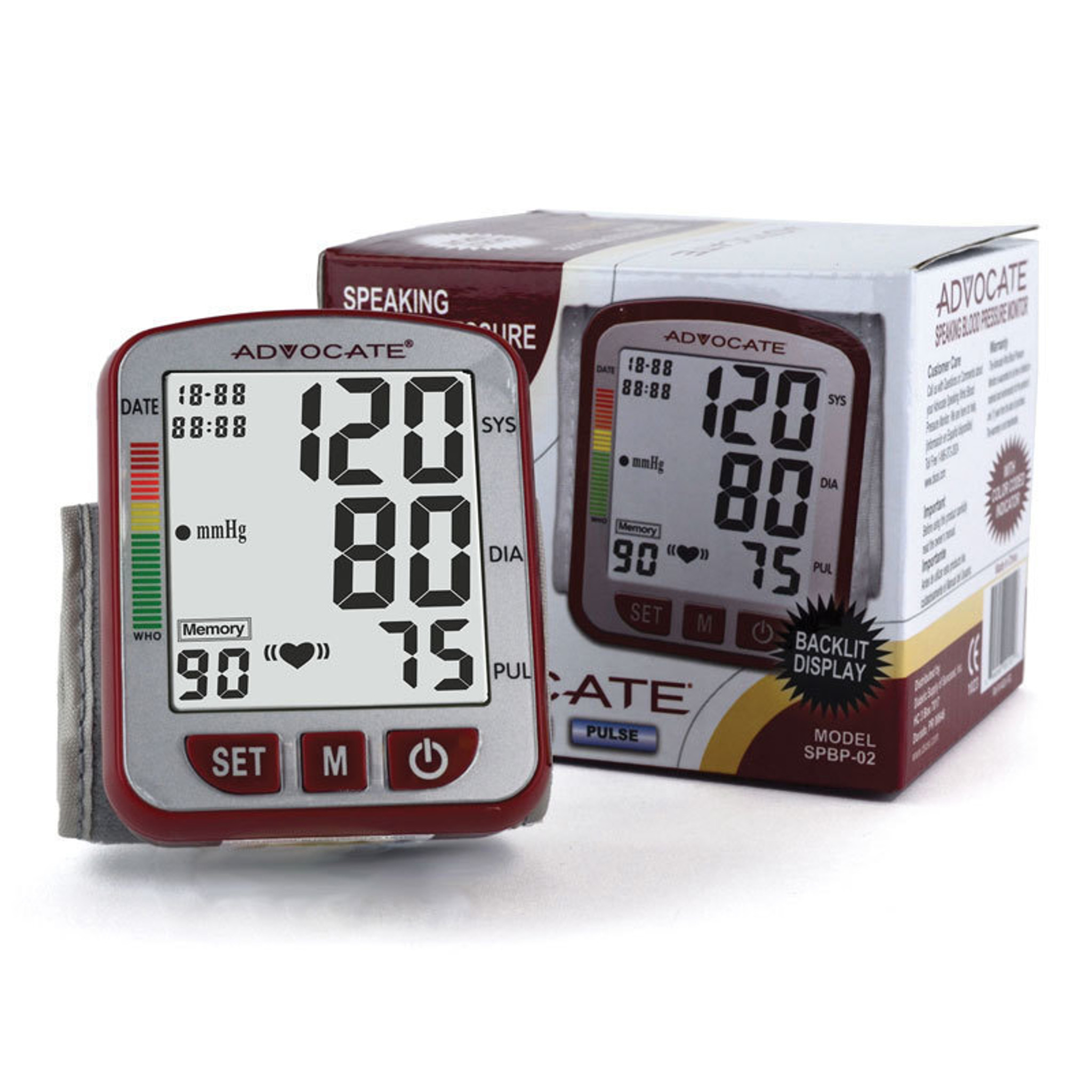 Speaking Wrist Blood Pressure Monitor