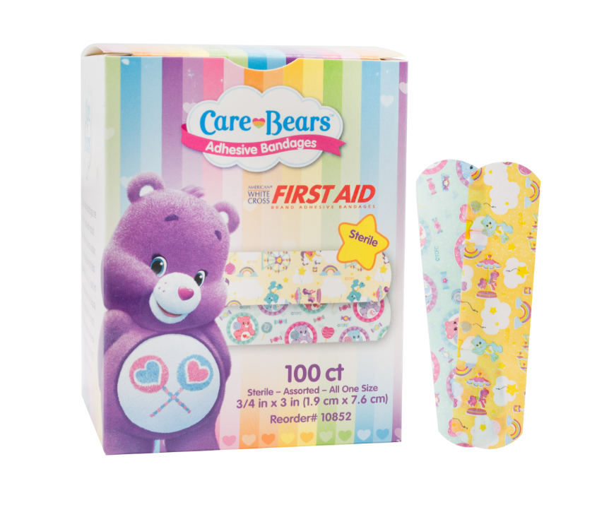 American White Cross, Care Bears Adhesive Bandages, 3/4" x 3"