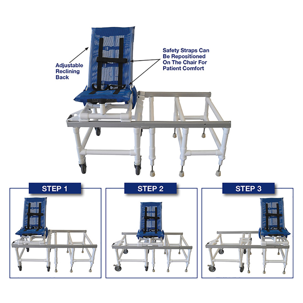 Dual Shower / Transferchair Articulating