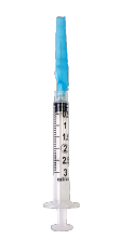 SecureTouch 3ml Syringe / Needle Combination, Luer Lock Tip