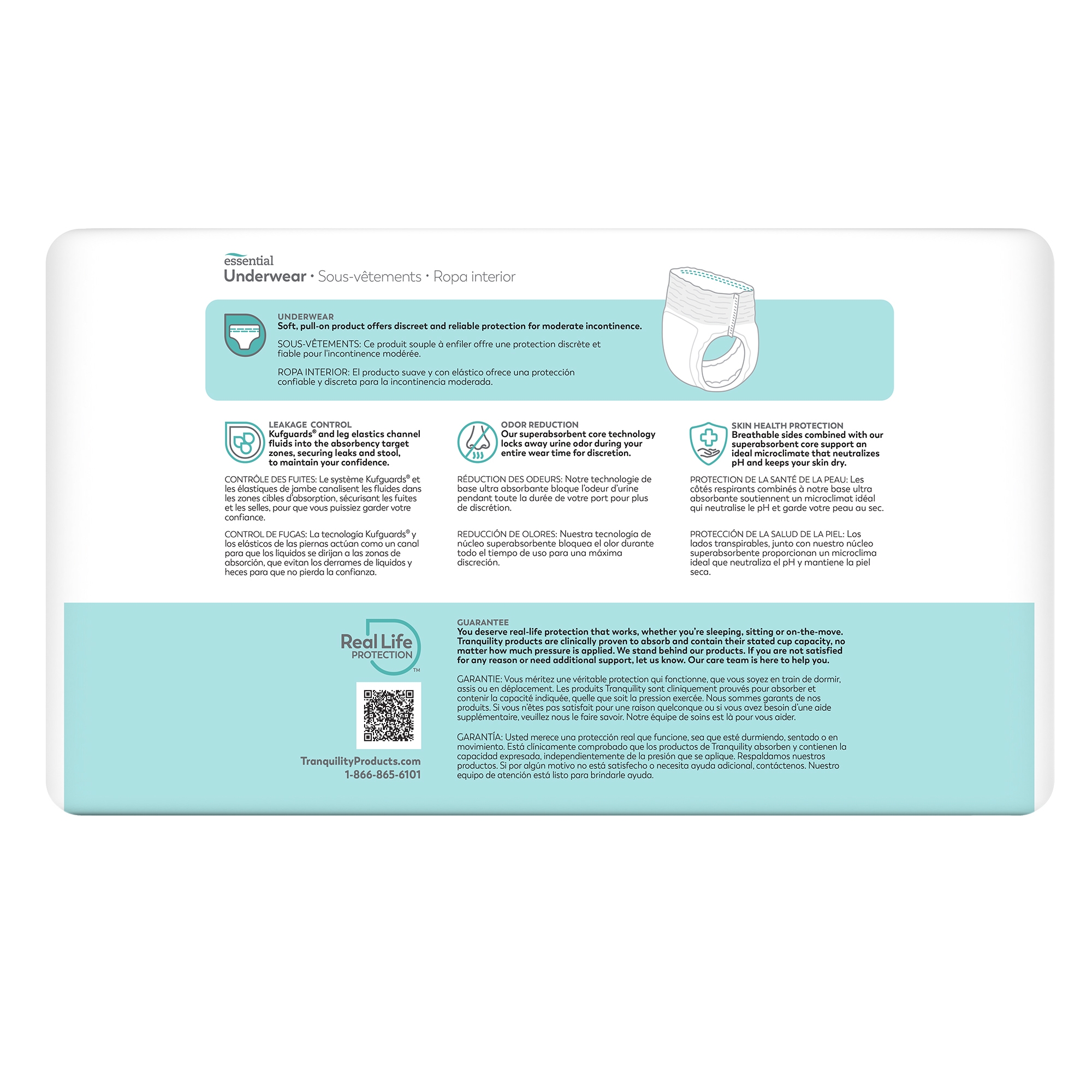 Tranquility Essential Absorbent Underwear